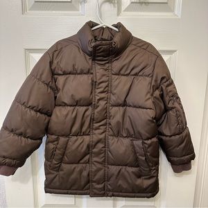 Crazy 8 Boys Brown Puffer Jacket Size XS 4